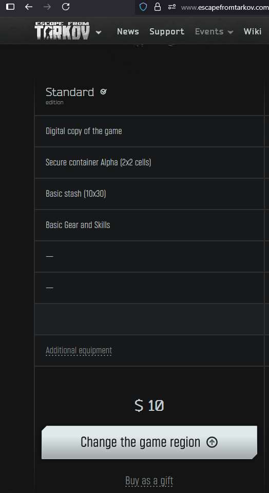 Personal escape from tarkov account na